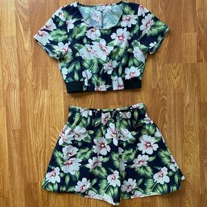 Tropical 2 Piece Tobi Skirt Set